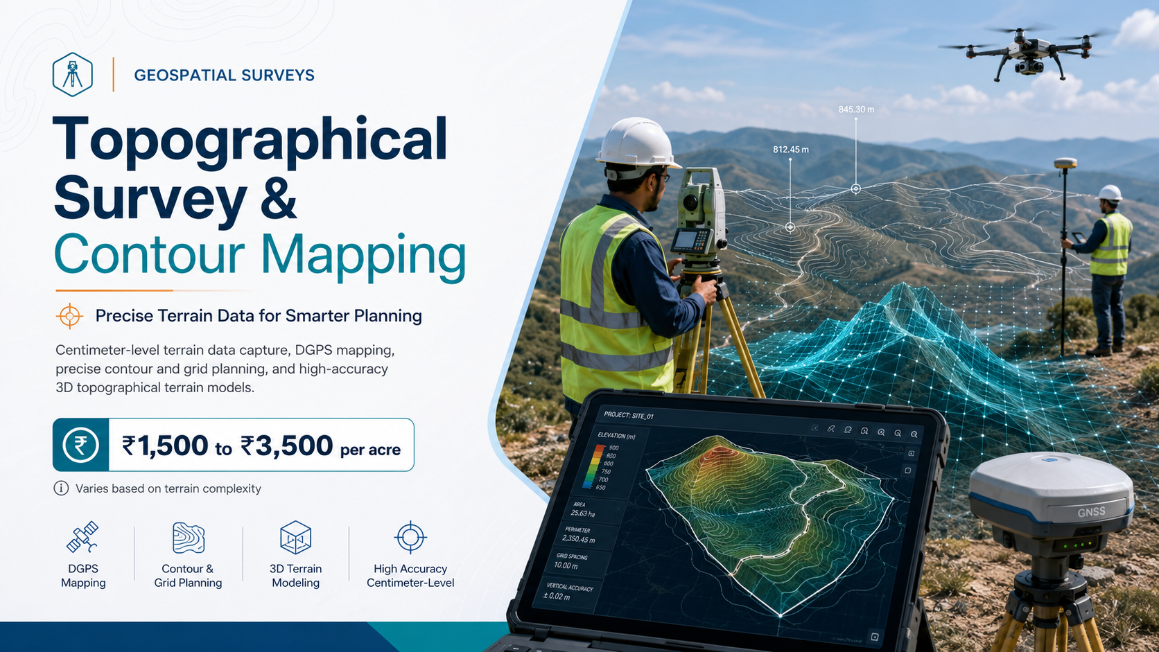 Topographical Survey & Contour Mapping
